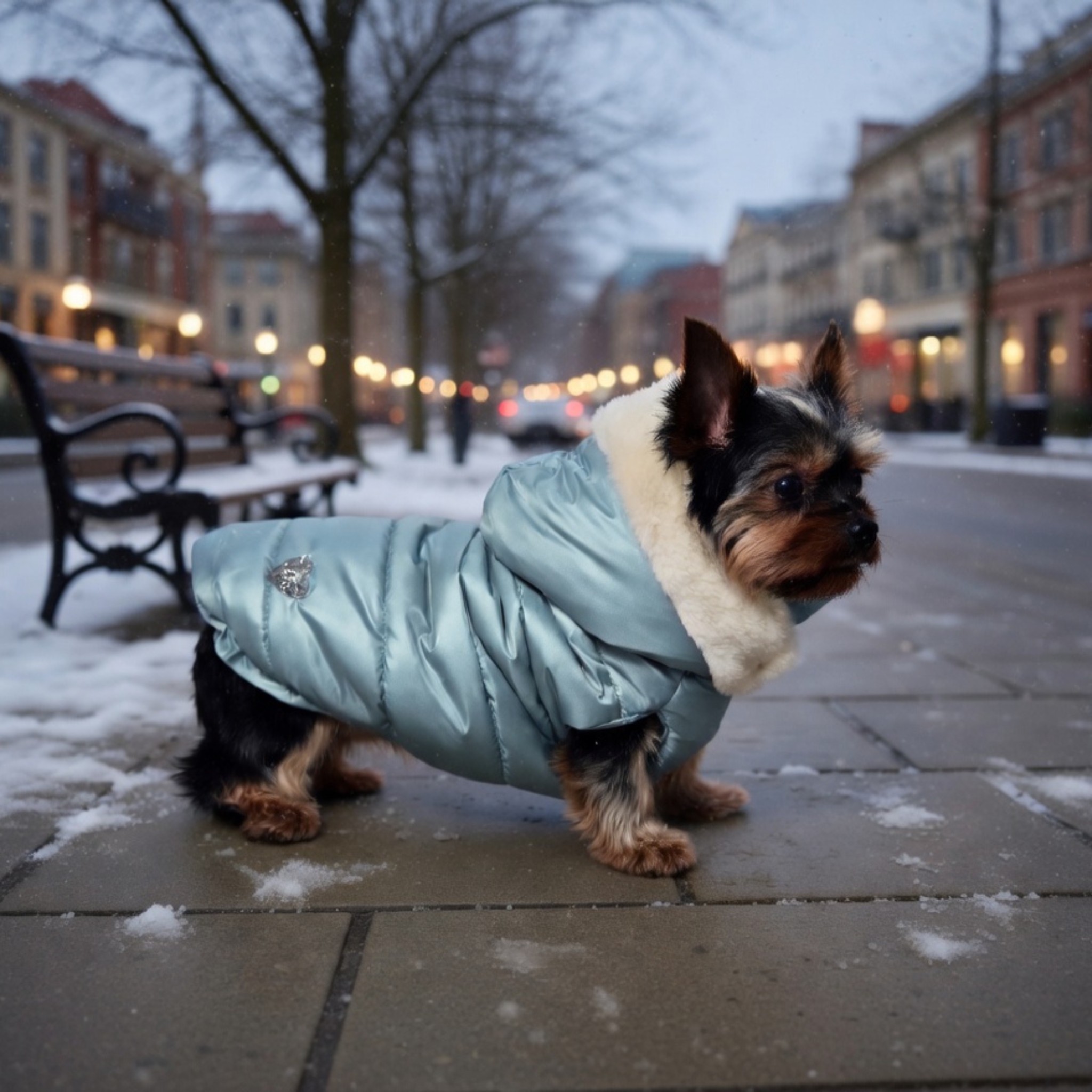 Piumino Invernale Jacket Hoodie per Cani